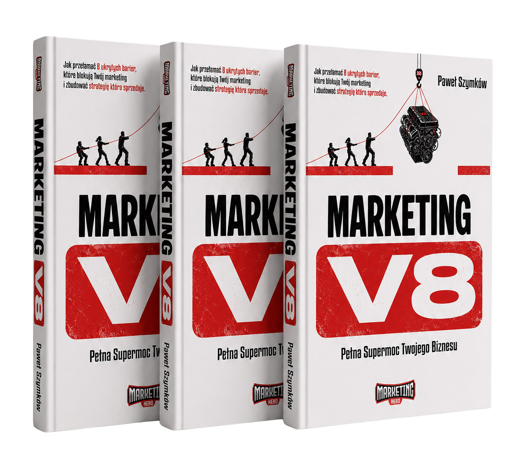 Marketing V8 — trzy egzemplarze